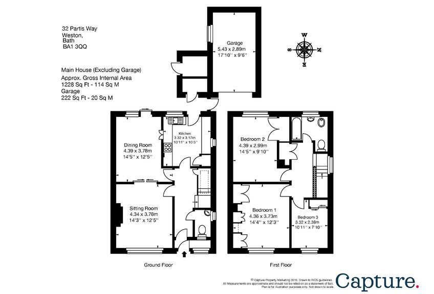 3 Bedroom Property For Sale in Partis Way, Weston, Bath, BA1 Crisp